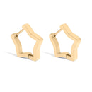 Star Huggie Earrings-2