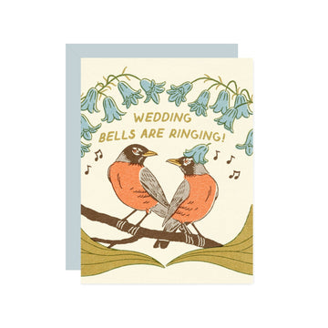 Wedding Bells Robins Card
