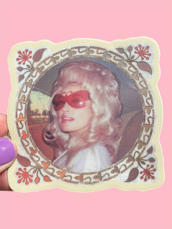 Dolly Butterfly Shades Sticker