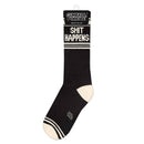 Shit Happens Gym Crew Socks-3