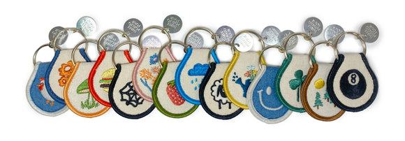 Mushroom Patch Keychain