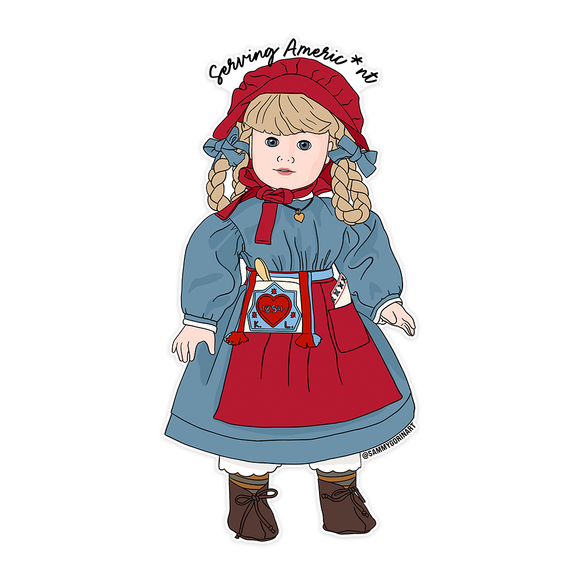 Kirsten Americnt Girl Sticker
