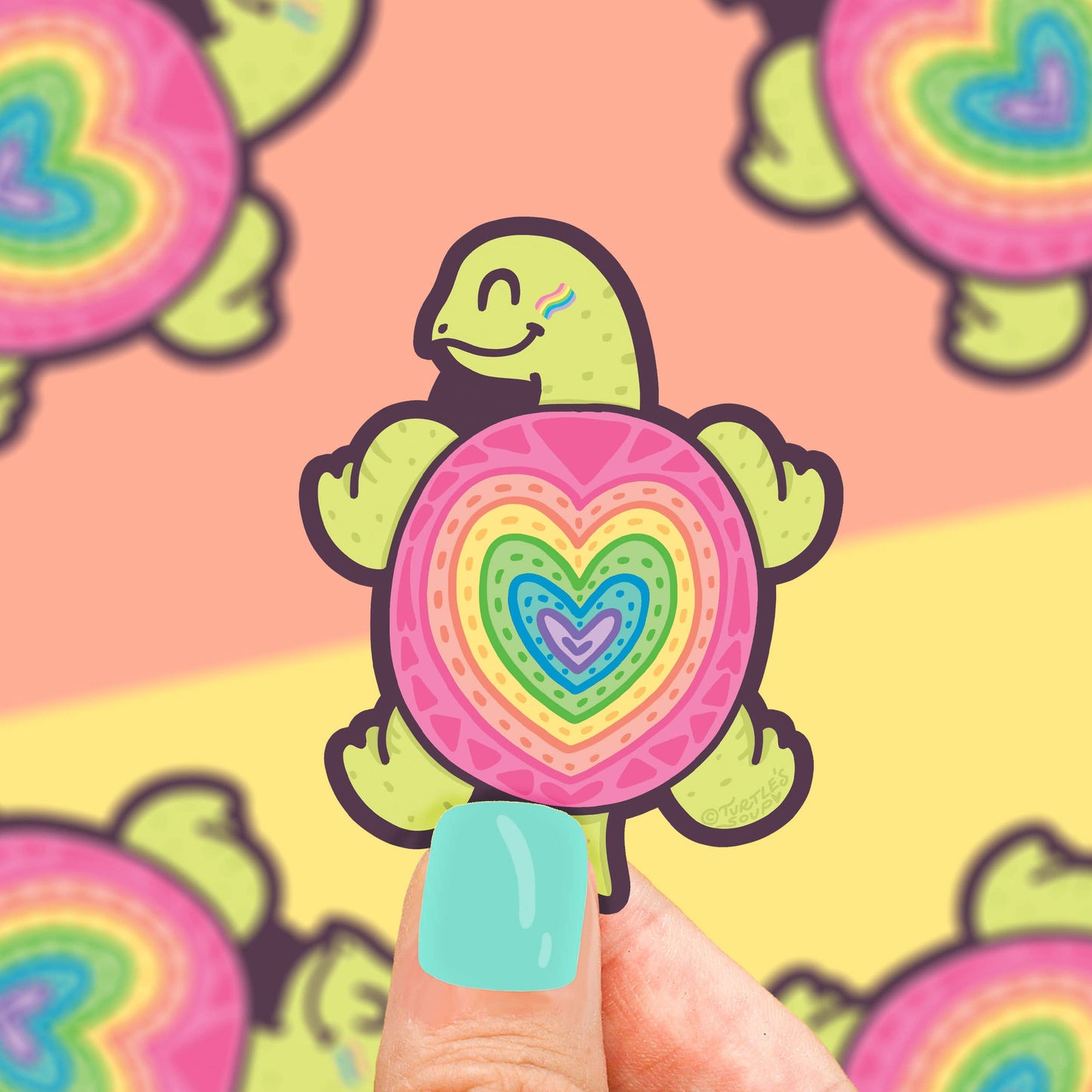 Pride Turtle Sticker