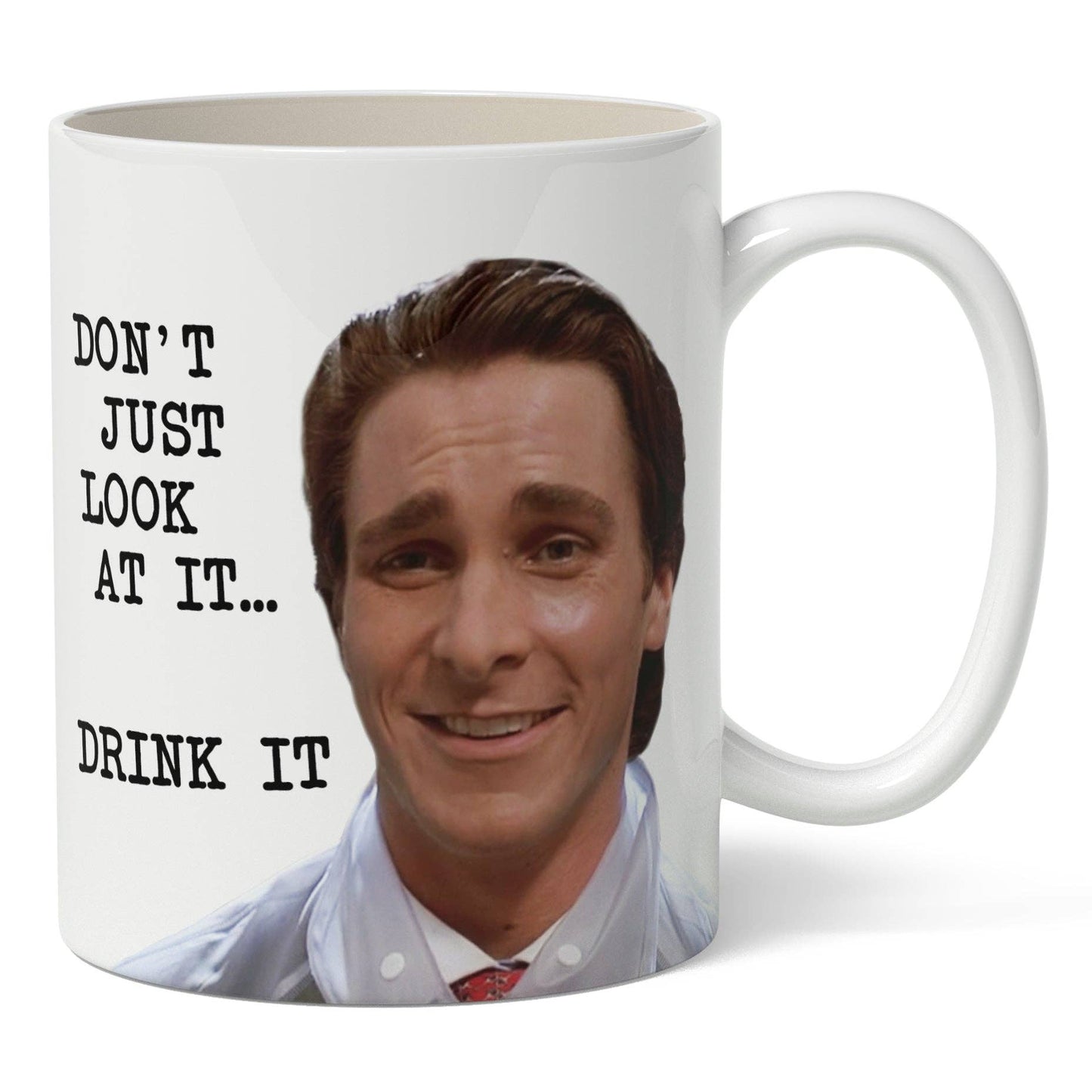 American Psycho "Don't Just Look" Mug