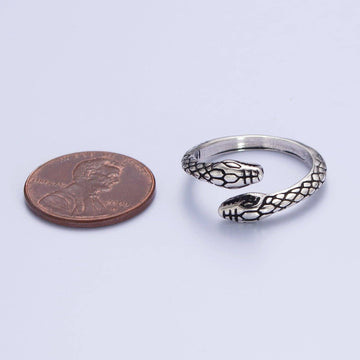 Serpent Adjustable Ring - 0