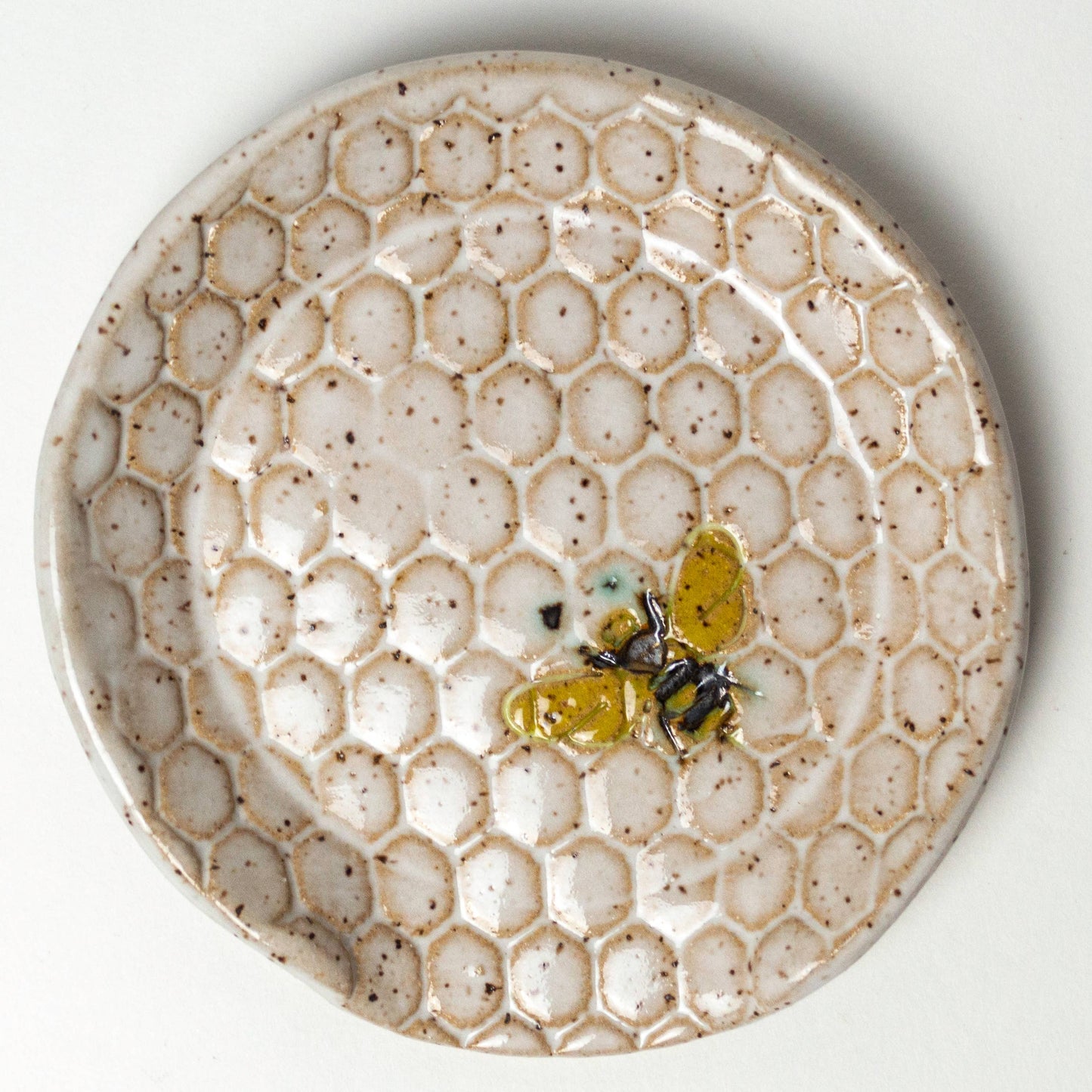 Bee Handmade Ceramic Spoon Rest