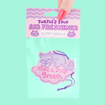 Take A Deep Breath Kitten Air Freshener