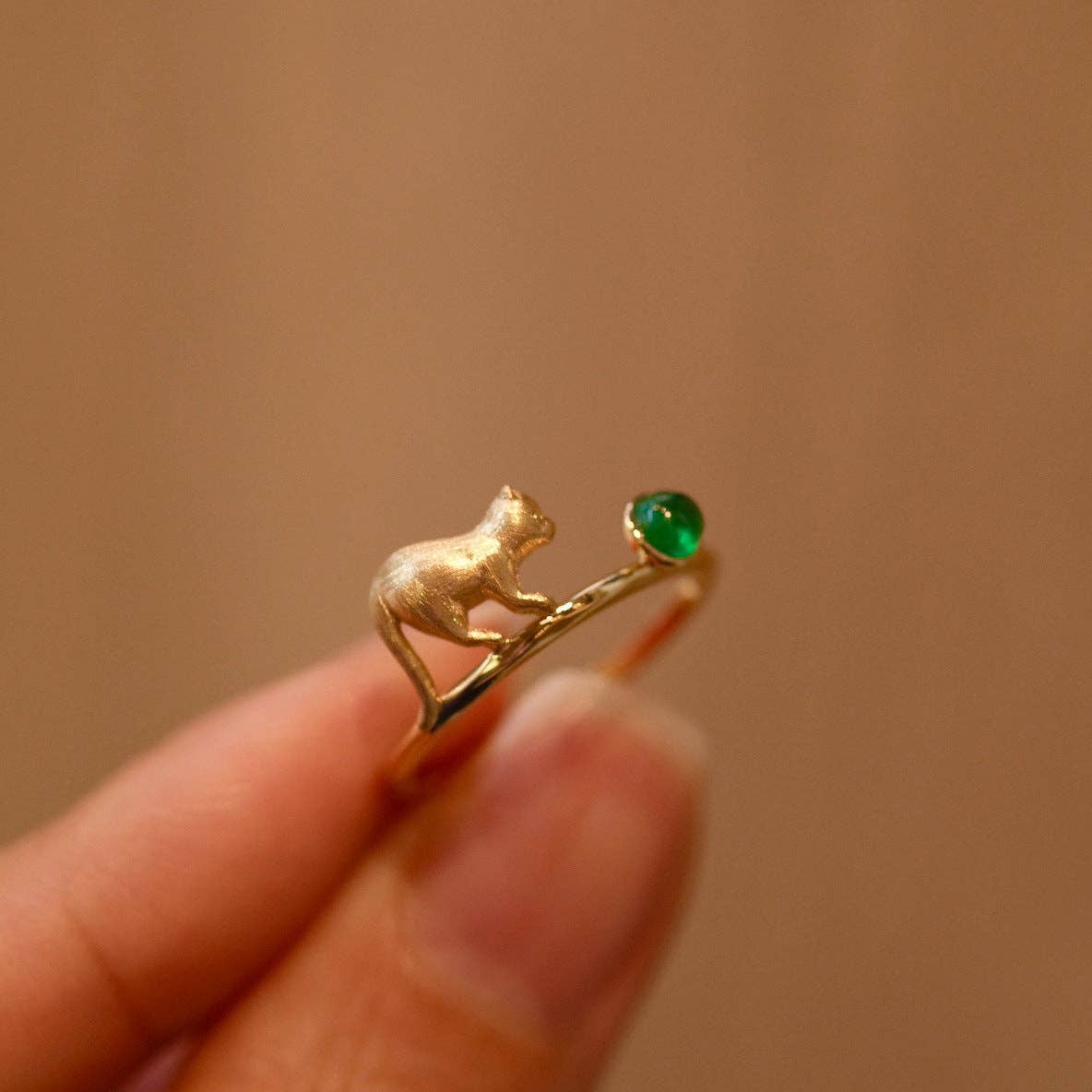 Cute Cat Stackable Ring