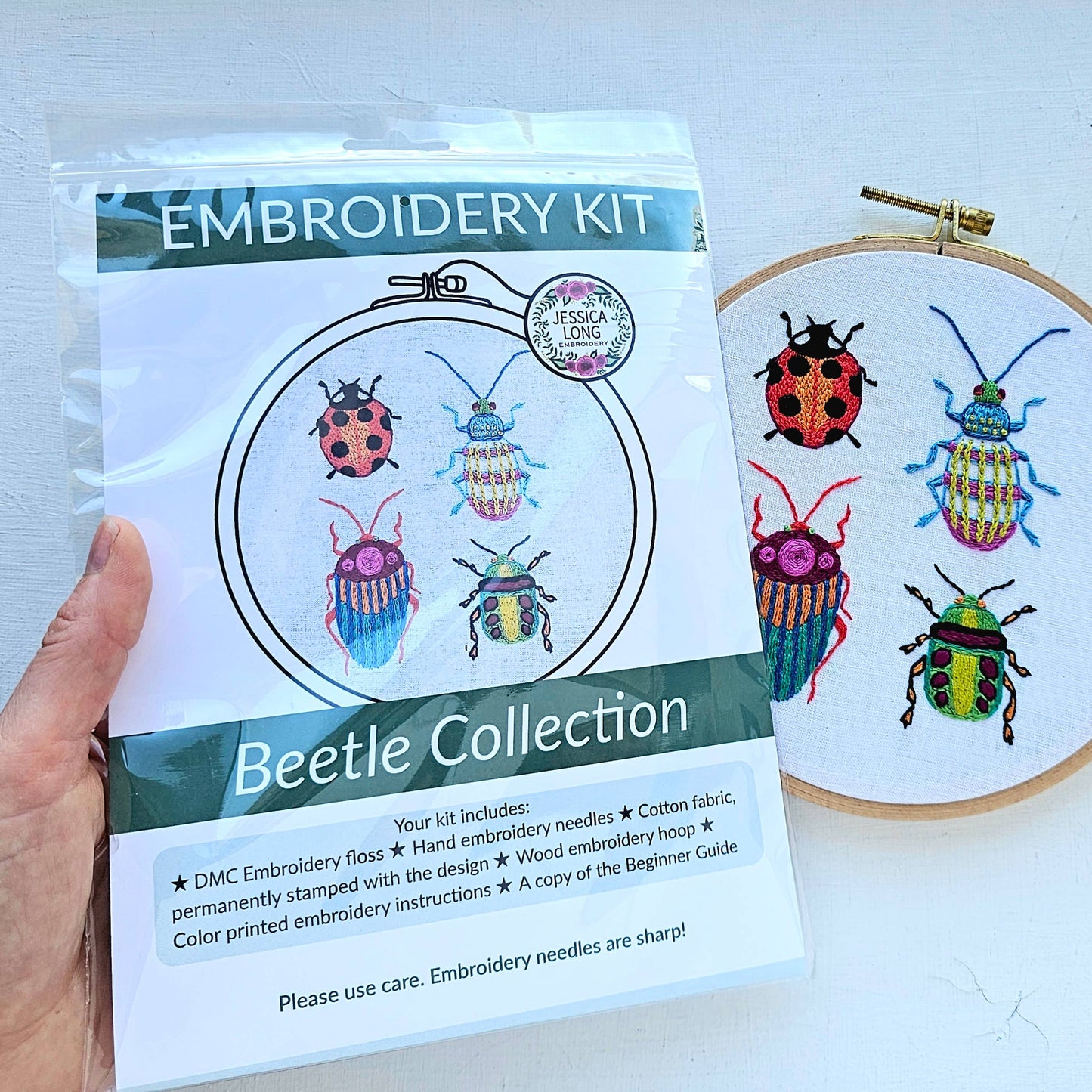 Beetle Collection Embroidery Kit