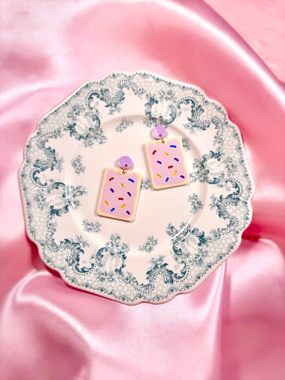 Pastel Sprinkle Tart Earrings