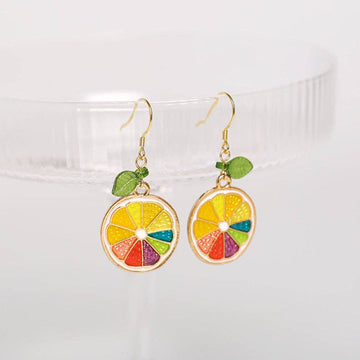 Lemon Slice Earrings