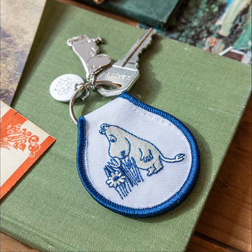 3P4 x Moomin Garden Patch Keychain - 0