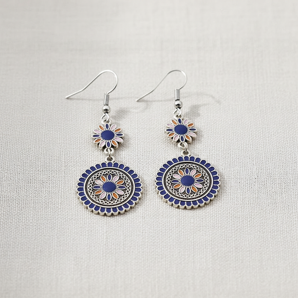 Sunflower Drop Earrings
