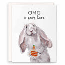 Gray Hare Birthday Card-1