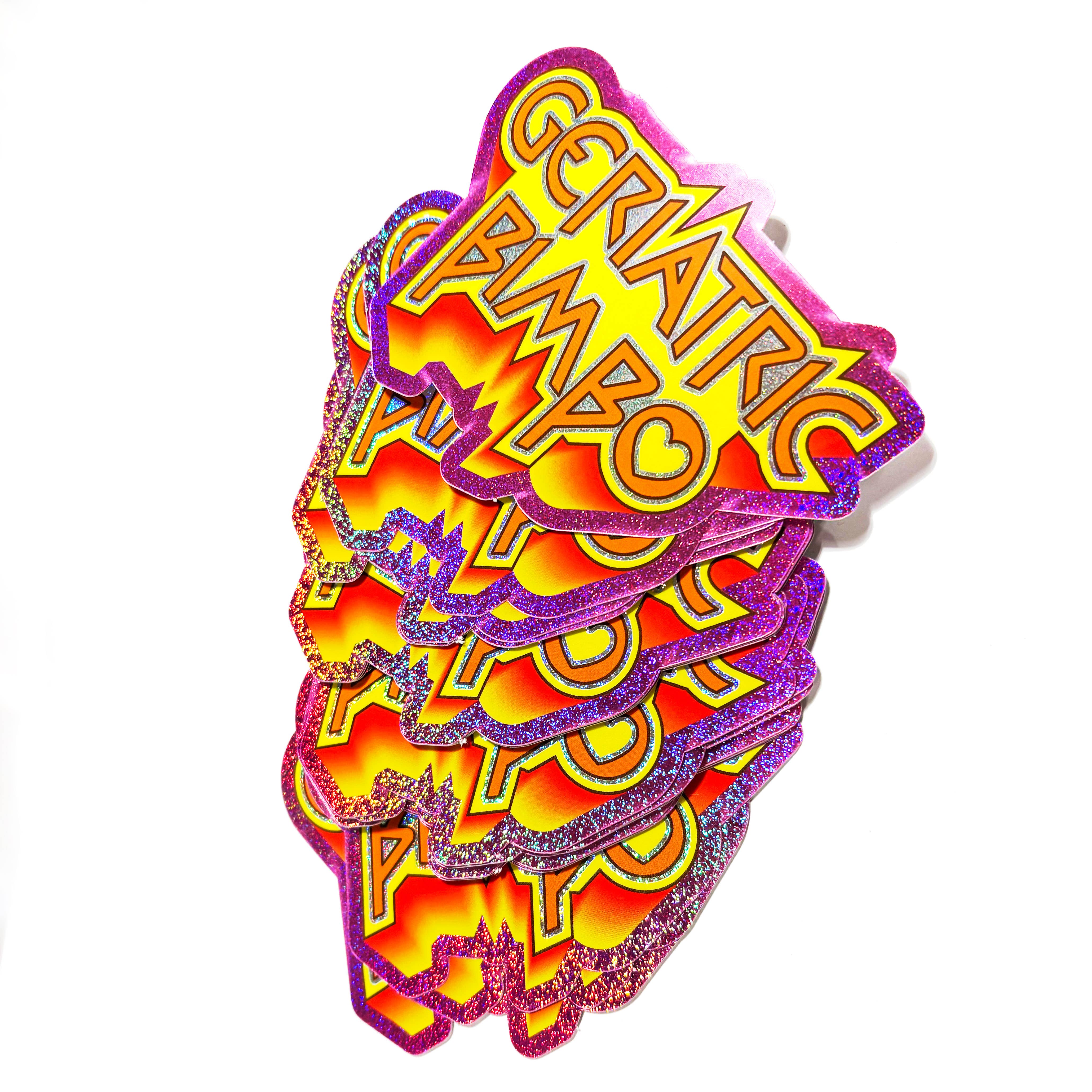 Geriatric Bimbo Retro Sticker