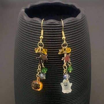 Halloween Jumble Dangle Earrings