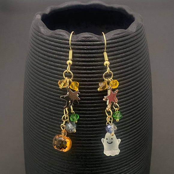 Halloween Jumble Dangle Earrings