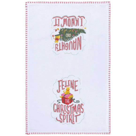 Santa Claws Dish Towel