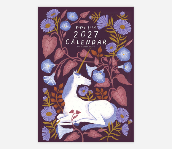 Papio Press Fantasy 2027 Wall Calendar