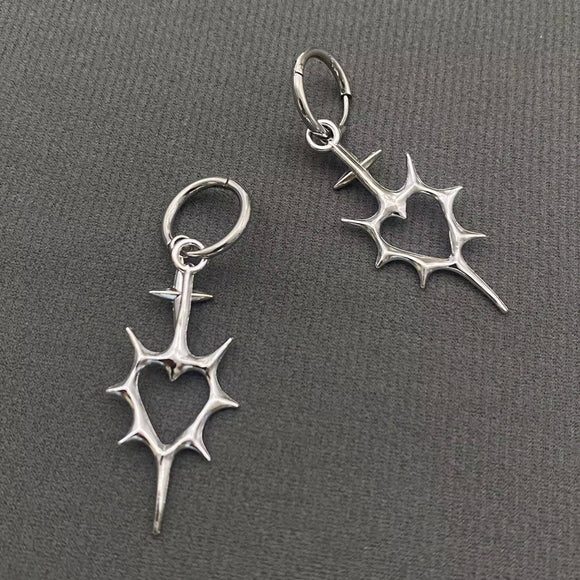 Thorny Heart Earrings