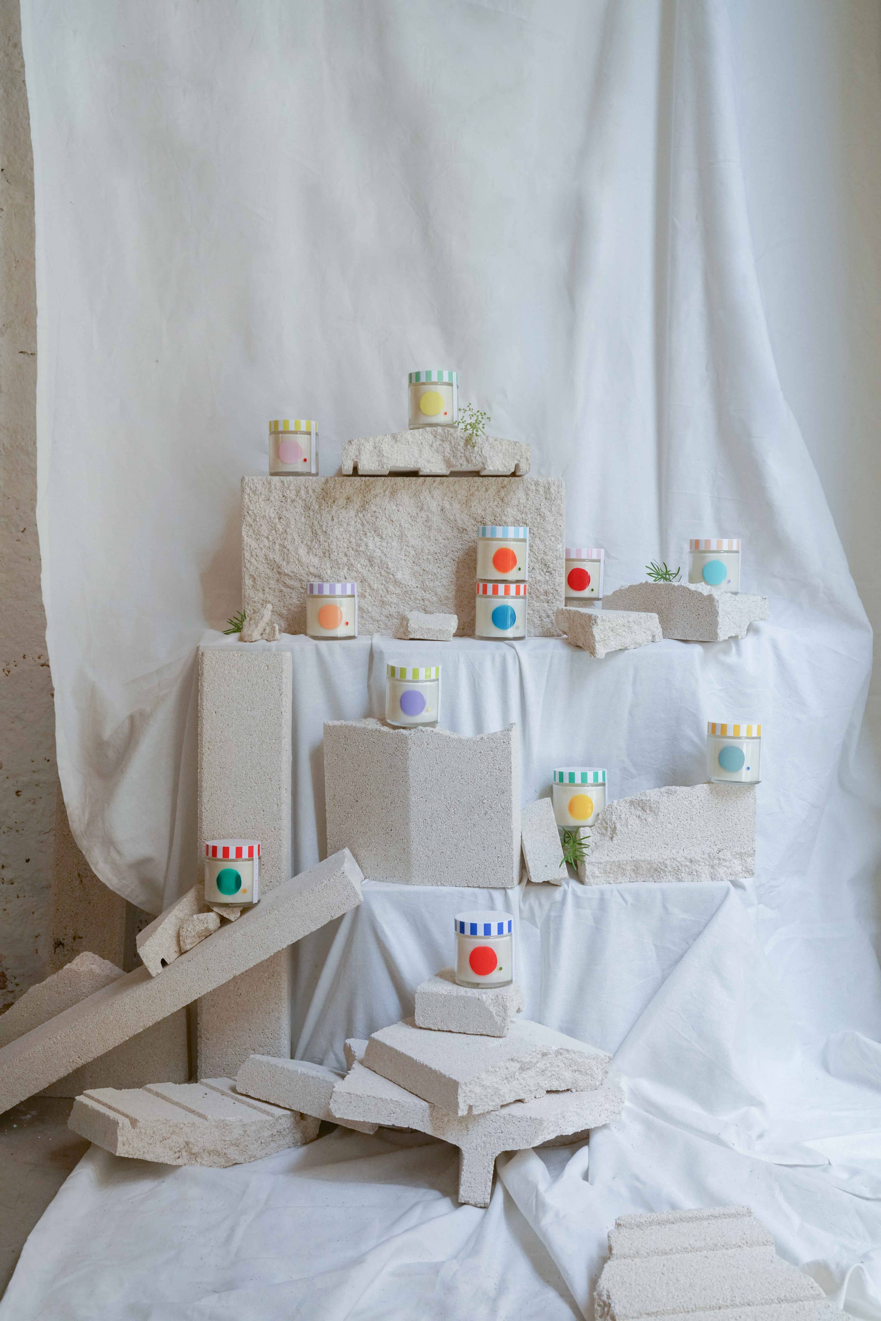 to:from orange + rosemary candle