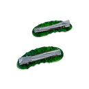 Pickle Alligator Hair Clip Set-4