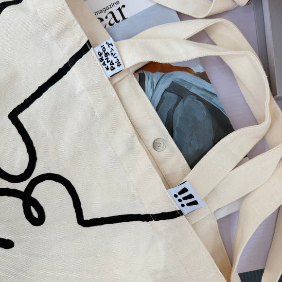 TE: Holds Hands Share Fries Tote