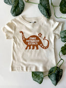 Make Patriarchy Extinct Little Kids Dino Tee-4