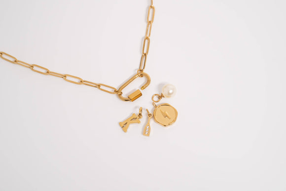 Paperclip Carabiner Necklace