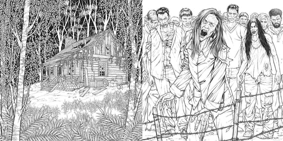 Horror Movies Coloring Book