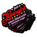 Just A Lovergirl Intense Rage Sticker-1