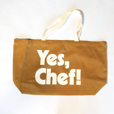Yes Chef Oversized Canvas Tote Bag