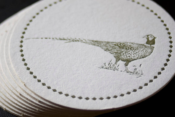 Pheasant Coasters