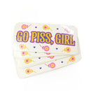 Go Piss, Girl Clear Decal Sticker-3
