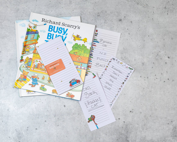 Richard Scarry Notepad