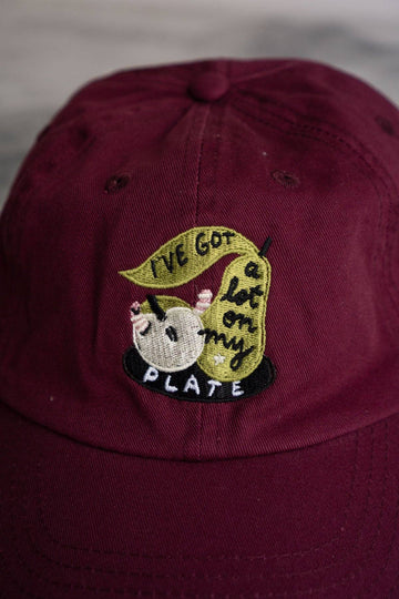 A Lot on my Plate Dad Hat - 0