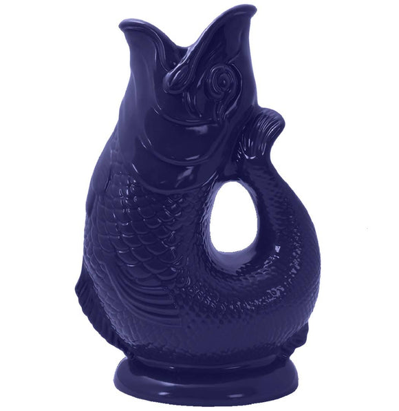 Cobalt Blue Gluggle Mini Jug