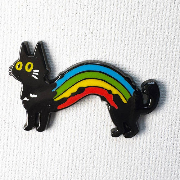 Rainbow Cat Pin