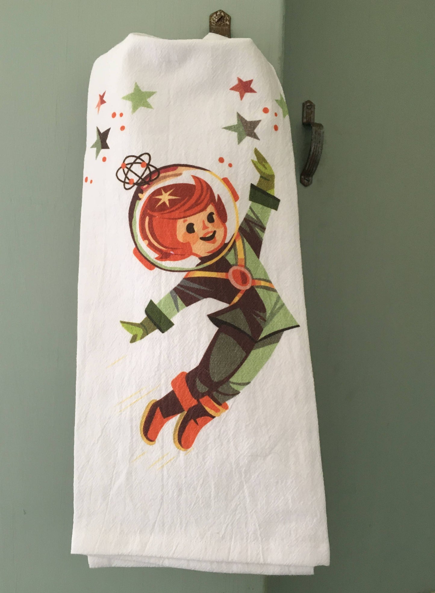 Spacegirl Retro Kitchen Towel