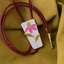 Echinacea Bolo Tie-3