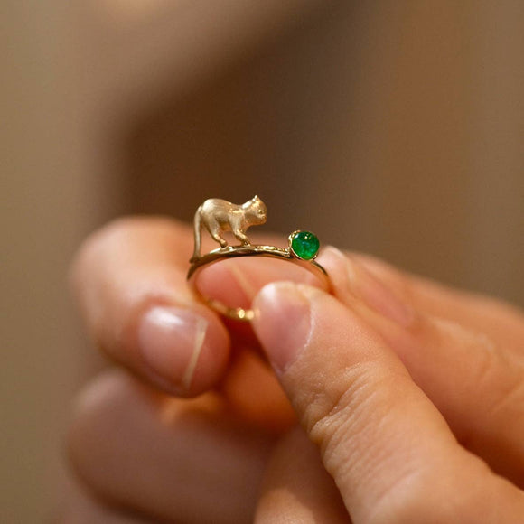 Cute Cat Stackable Ring