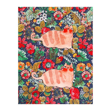 Resting Cat / Taking a Peek Print