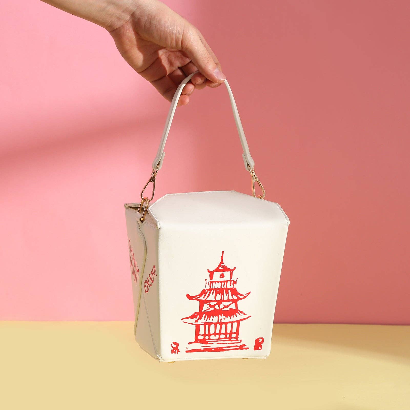 Takeout Box Crossbody Handbag