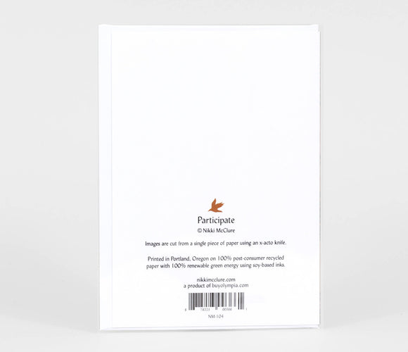 Participate Greeting Card