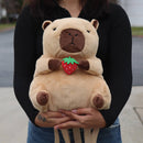 Capybara Furry Plush Backpack-4