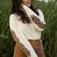 Folk Flowers Long Sleeve Tee | Printed Longsleeve
