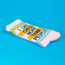 I Like Cats More Than People Gym Crew Socks-6