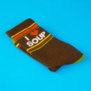 I <3 Soup Gym Crew Socks-6