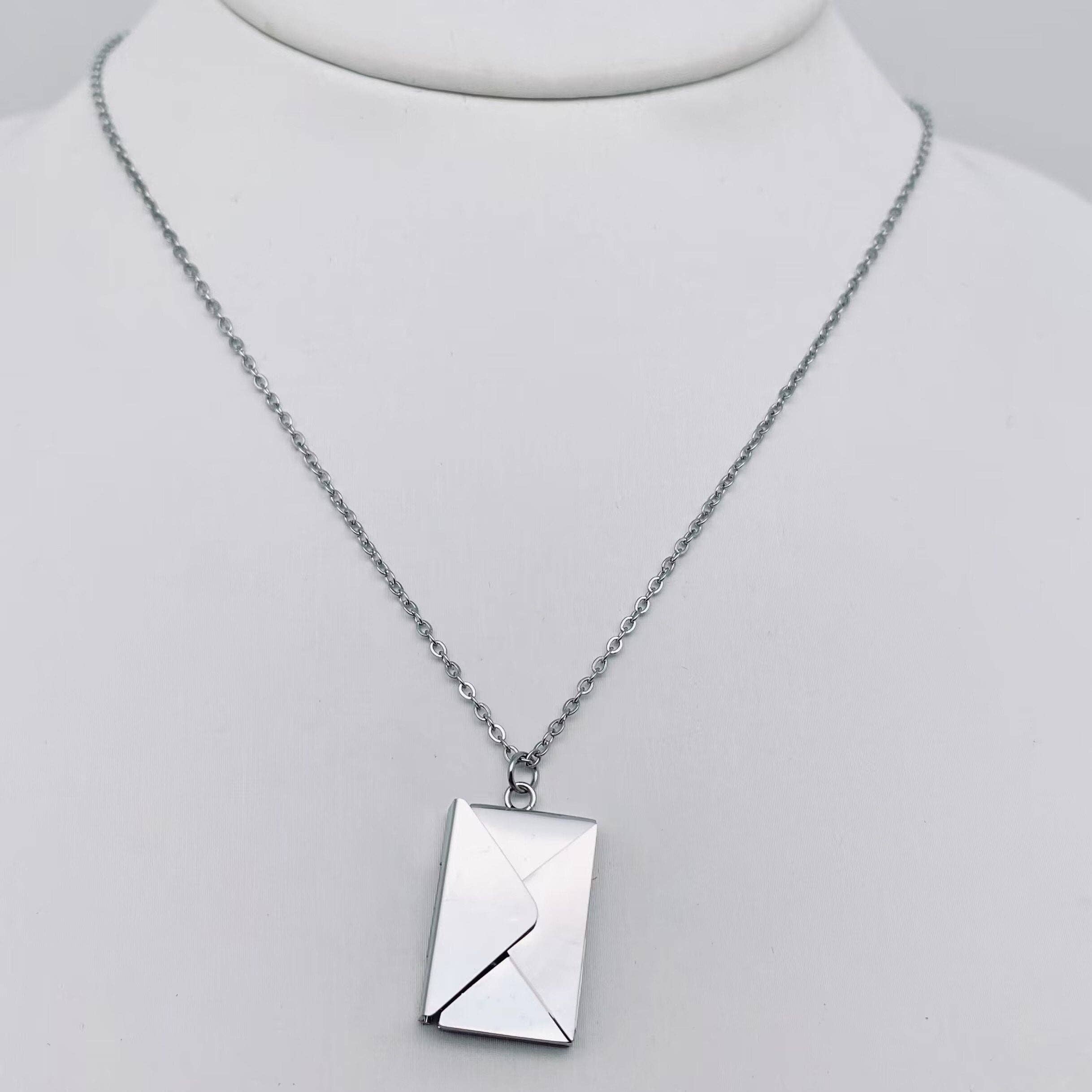 I Love You Envelope Necklace - 0