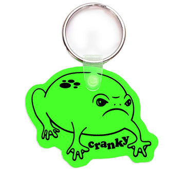 Cranky Froggy Keychain